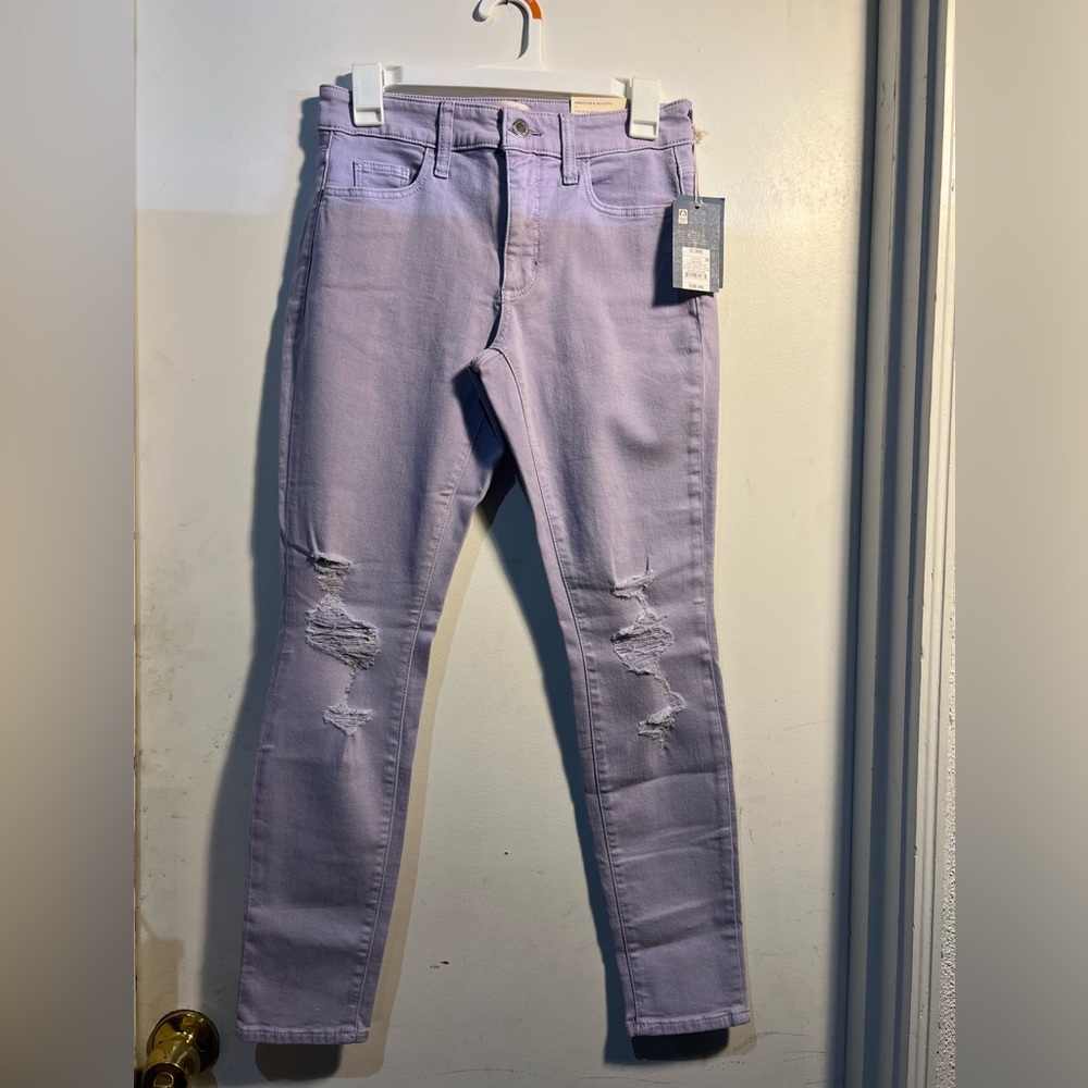 High-rise Skinny Universal Threads by Target distressed jeans. NWT! Sz 2!